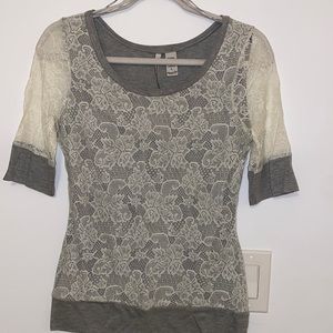 Lace 3/4 Sleeve Top